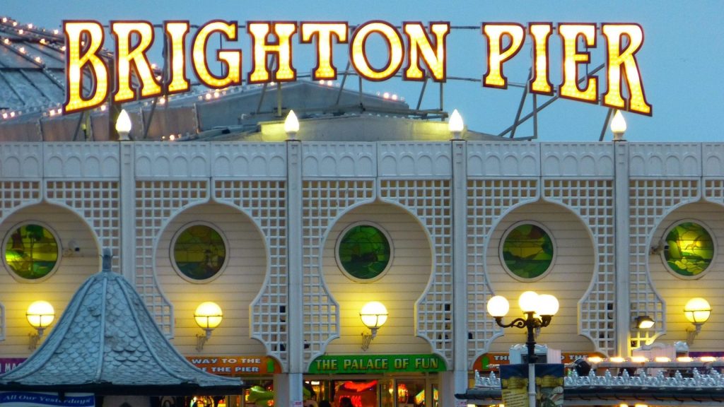 Bright lights, ocean breeze, and endless seaside vibes — welcome to Brighton’s iconic Palace Pier!