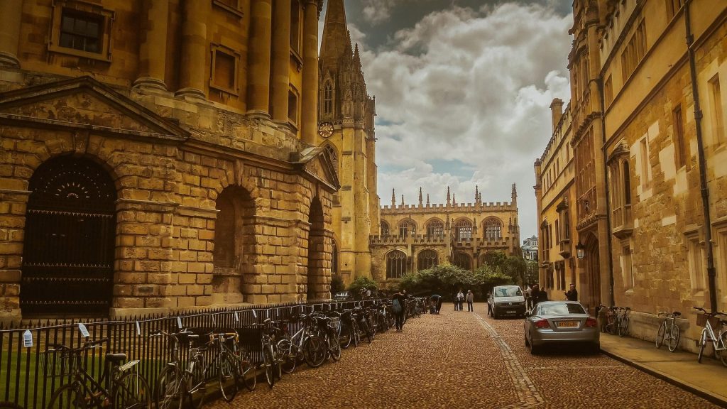 Charming cobbled streets of Oxford, where history and beauty meet.