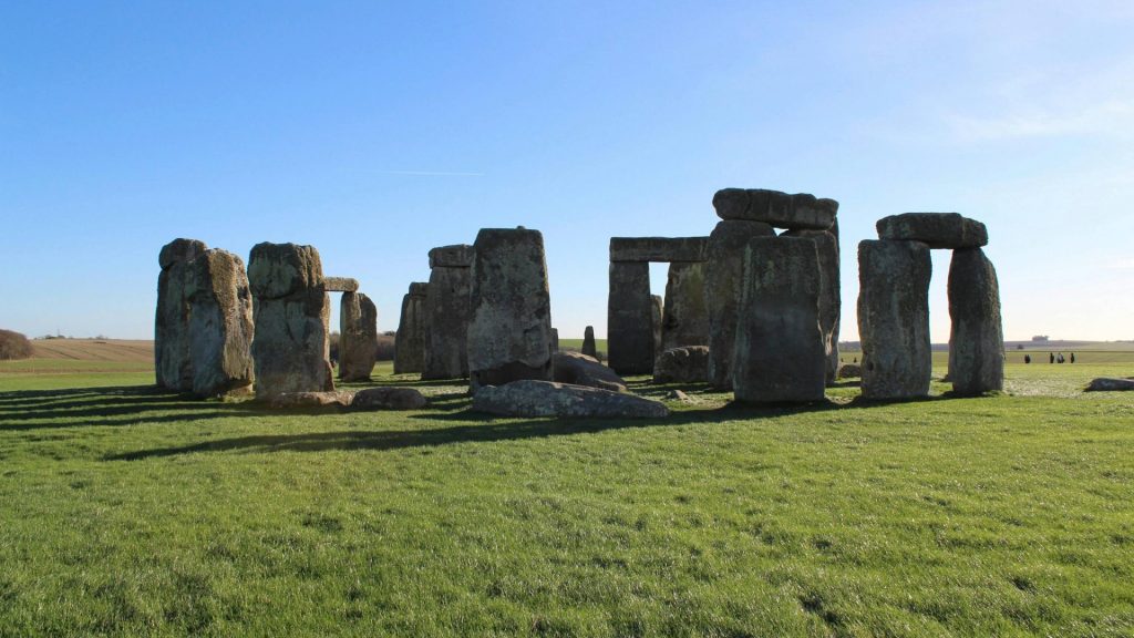 Stonehenge on sunny day