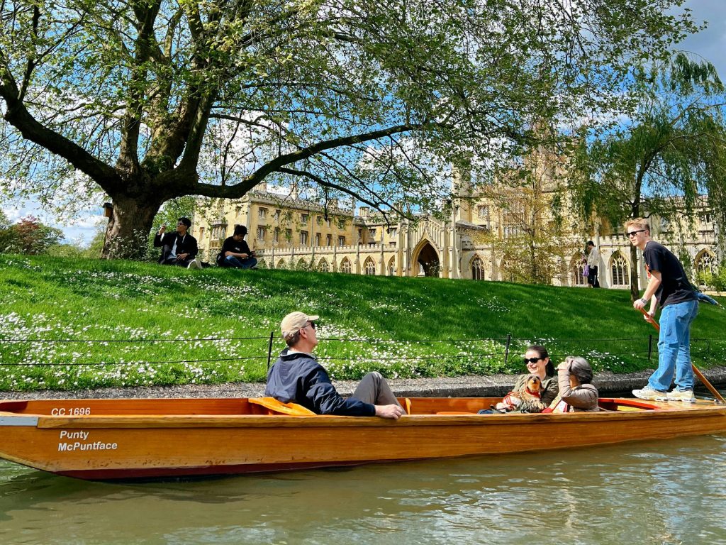 Punting- Drifting beneath history's gaze