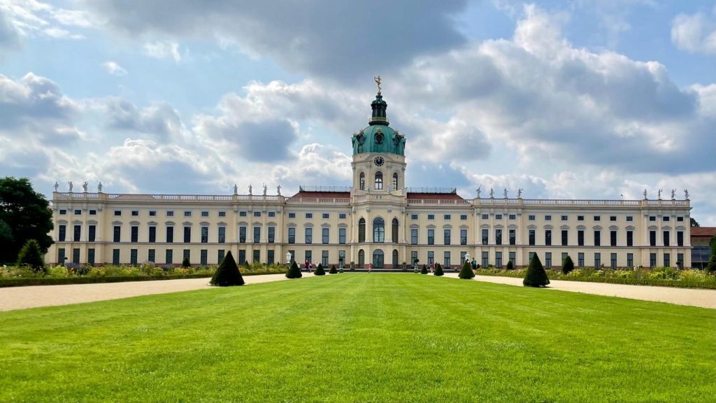 Charlottenburg Palace gardens showcase Berlin's royal history, perfect for architecture study trips.