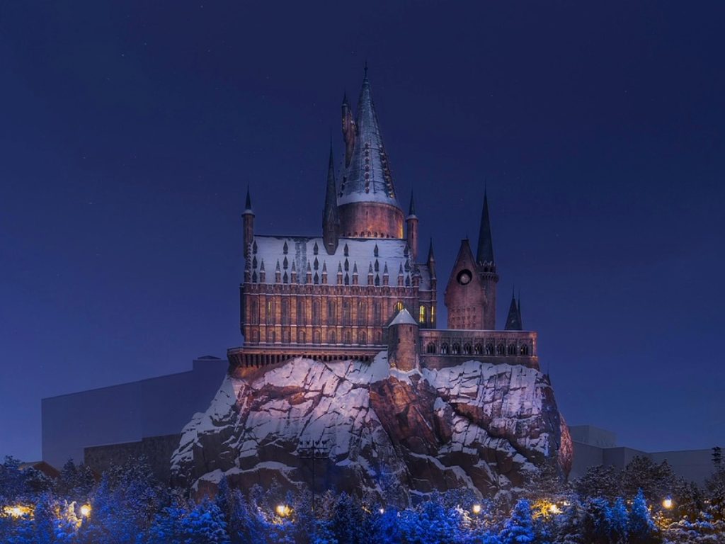 Hogwarts at twilight - home at last